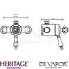 Heritage SHDCT02 Hartlebury Exposed Shower Valve with Top Outlet Connection Spare Parts
