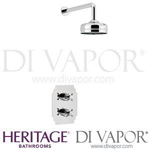Heritage Hartlebury Recessed Shower Valve Fixed Head Kit Spares
