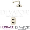 Heritage Hartlebury Concealed Shower Fixed Head Kit Spare Parts