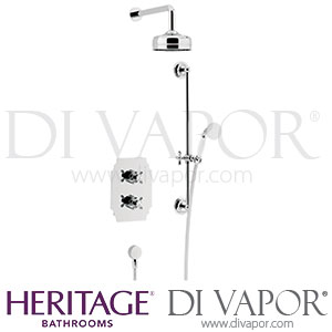 Heritage Hartlebury Recessed Shower Head Riser Kit Spare Parts