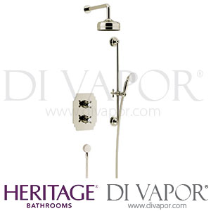 Heritage SHDDUAL06 Hartlebury Recessed Shower with Premium Fixed Head and Flexible Riser Kit Spares
