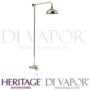 Heritage SHDDUAL08 Hartlebury Exposed Shower with Premium Fixed Riser Kit Spares