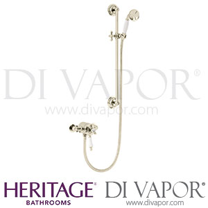 Heritage SHDDUAL10 Hartlebury Exposed Shower with Premium Flexible Riser Kit Spare Parts