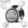 Temperature Control Handle for K.Vit Kartell Klassique Shower Thermostatic Concealed Shower SHO042KL-SHO100SR-SHO092OE