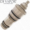 Thermostatic Cartridge KVit Kartell Klassique Thermostatic Exposed Shower SHO044KLXTC