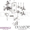 Heritage Hemsby Recessed Shower Valve Spares