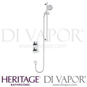 Heritage Hemsby Recessed Shower Riser Kit Spare Parts