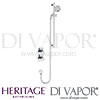 Heritage Hemsby Recessed Shower Riser Kit Spare Parts