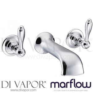 Marflow SJ373CPEL St James England Lever Three Hole Wall Mounted Bath Filler Spare Parts