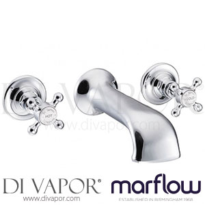 Marflow SJ373CPLH St James London Handle Three Hole Wall Mounted Bath Filler Spare Parts