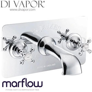 Marflow SJ376 Wall Mounted Three Hole Bath Filler with Concealing Plate Spare Parts