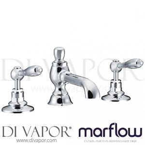 Marflow SJ402CPEL St James England Lever Three Hole Basin Mixer Colonial Spout Spare Parts