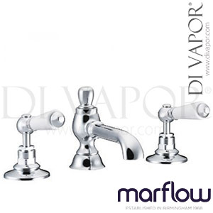 Marflow SJ402CPLL St James Three Hole Basin Mixer Colonial Spout with London Levers Spare Parts