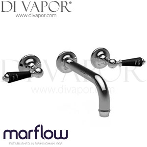 Marflow SJ440 Three hole Wall Mounted Basin Mixer with Long Reach Spout Spare Parts