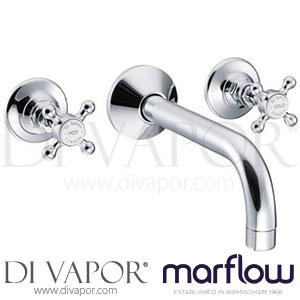 Marflow SJ440CPLH St James London Handle Three Hole Wall Mounted Basin Mixer Spare Parts