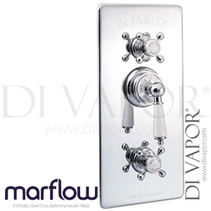 Marflow SJ7710 Traditional Concealed Thermo Valve with 2 Function Diverter And Flow Valve Spare Parts