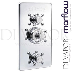 Marflow SJ7760 Classical Concealed Thermo Shower Valve with 2 Function Diverter & Flow Valve Spare Parts