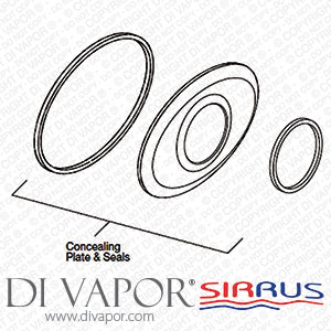 Sirrus SKTS1501-5CP TS1500/1503 Oval Concealing Plate