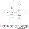 Heritage Ryde Dual Control Mini Valve Kit Shower Dimensions