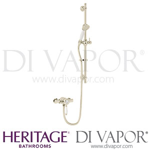Heritage SLCDUALMIN04 Ryde Dual Control Mini Valve with Flexible Kit Shower Spare Parts