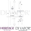 Heritage Ryde Valve Flexible Kit Shower Dimensions