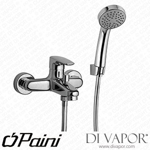 Paini SMCR100 Smart External Bath Mixer Tap with Fixed Shower Kit Spare Parts