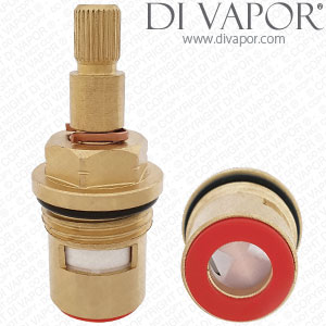 SMR 28 Spline half Inch Hot Kitchen Tap Cartridge Clockwise Open MS WRAS San Marco SMR3134