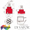 San Marco Sedona Tap Cartridge Diagram