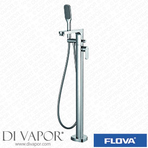 Flova SMTBSM Smart Floor Standing Tall Bath and Shower Mixer with Shower Set Spare Parts