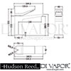 Hudson Reed Soar Basin Mixer Tap With Waste Dimension