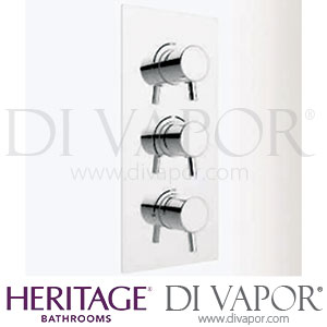 Heritage SOC11 Orbit Dual Control Recessed Valve with Integral Stopcocks Shower Spare Parts