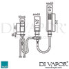 VADO Soho 3 Hole Bath Shower Mixer Dimensions