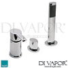 VADO Soho 3 Hole Bath Shower Mixer Spare Parts