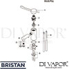 Bristan SOLO2 T3LL Spare Tech Diagram