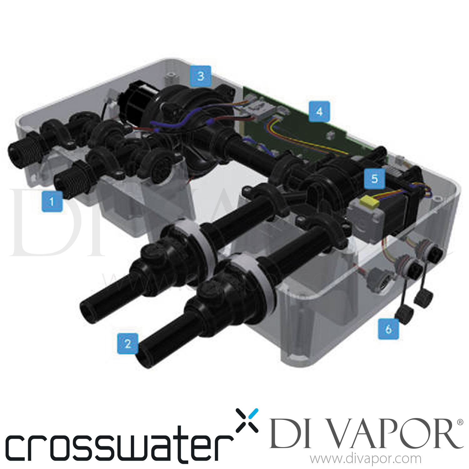 Crosswater SOLOKLHP MPRO Kai Digital Showers Single Outlet Digital