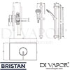Bristan SOQ2-SHCAR-C Spare Parts Diagram