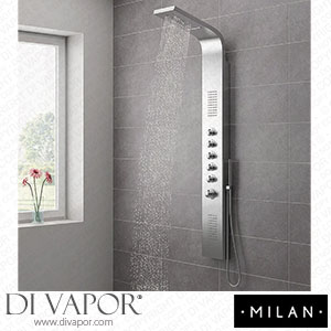 Milan SP003 Shower Tower Panel - Stainless Steel (Thermostatic) Spare Parts