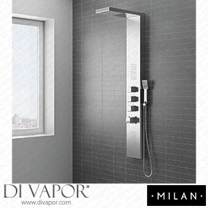 Milan SP004 Modern Stainless Steel Tower Shower Panel (Thermostatic) Spare Parts