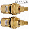 Deva SP005-001 ON/OFF Valve Cartridges- MIURA RANGE Hot & Cold Pair by Methven Compatible Spare