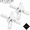 Hudson Reed SP350 Crosshead Handle Pair