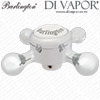 Burlington Hot Cold Handle Chrome SP596