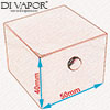 Square Shower Valve Flow Control Knob