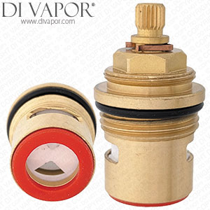 Victorian Plumbing SPARE-HOTCARTRIDGE1B 20 Splines Tap Hot Cartridge 28mm - Brass (2019 - 2020) - Compatible Spare