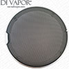 Chrome Coated Steam Room or Shower Speaker and Fan Cover SPK002