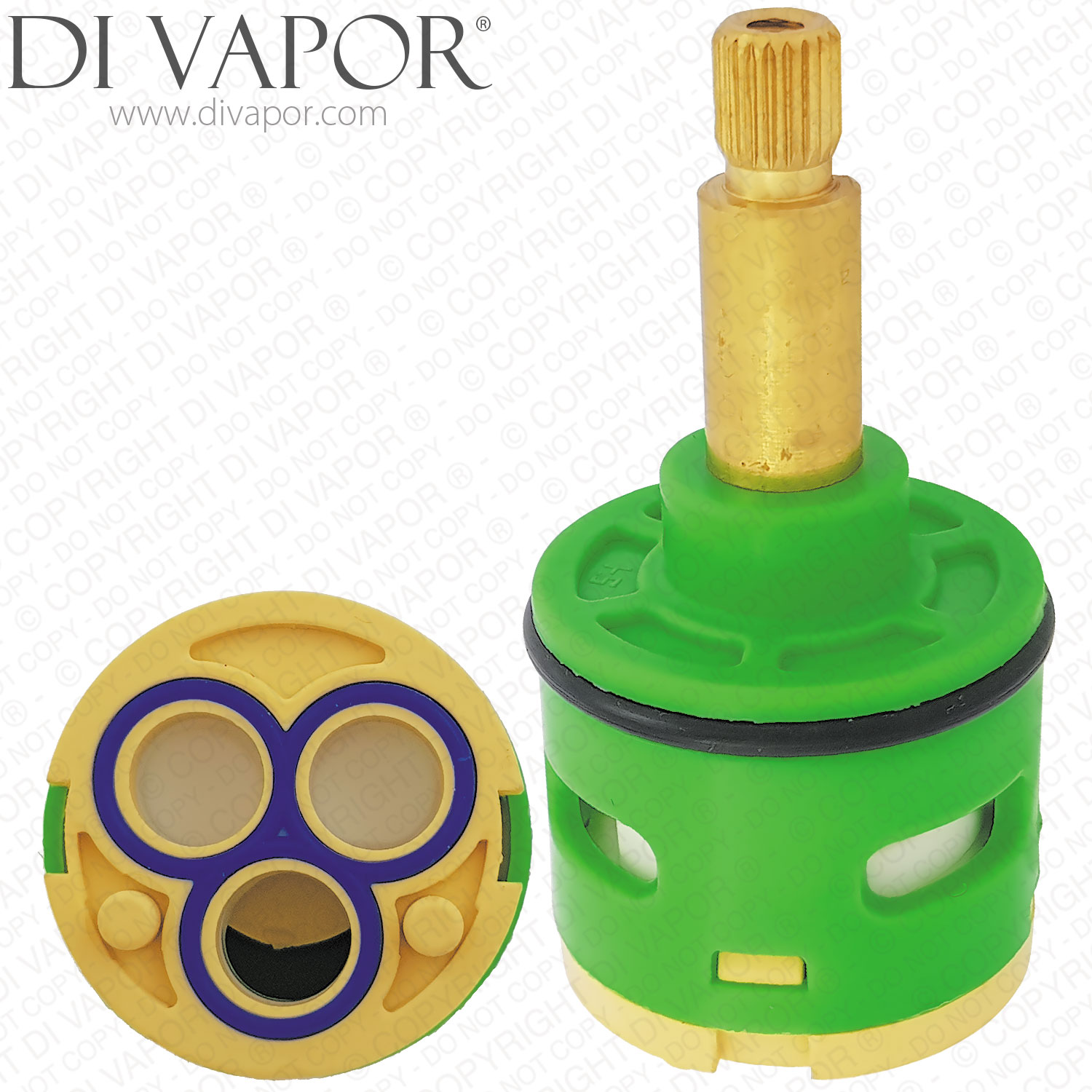 SPS 040 Steam Shower 3way Diverter Cartridge 82mm