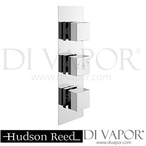 Hudson Reed Square Triple Concealed Thermostatic Shower Valve - SQRTR02 Spare Parts