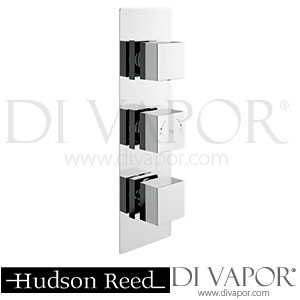 Hudson Reed Square Triple Concealed Thermostatic Shower Valve With Diverter - SQRTR03 Spare Parts