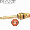 93mm HENT MS WRAS SSL15TA90 - Gold Finish - 20 Splines - 1/2 Inch - Clockwise Turn to Open