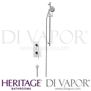 Heritage Somersby Recessed Shower Flexible Kit Spare Parts