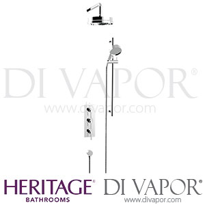 Heritage Somersby Recessed Shower Head Flexible Kit Spare Parts